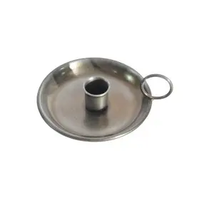 T-LIGHT HOLDER ROUND SMALL PLATE DESIGN <b>TEALIGHT</b> HIGH QUALITY METAL CHRISTMAS DECORATION CANDLE HOLDER - Product Image 1