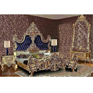 Ensemble de meubles de chambre à coucher en teck de luxe, ensemble de meubles de chambre à coucher en teck impérial, ensemble de meubles de chambre à coucher en teck royal - Product Image 1