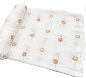 baby <b>muslin</b> swaddle blanket for spring - Product Image 1