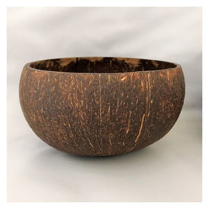 Ensemble de bols et de cuillères en coquille de noix de coco du Vietnam, écologiques, personnalisés, polis, logo gravé, utilisation naturelle à la maison et au restaurant, utilisation durable - Product Image 2