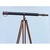 Télescope marin en laiton vintage de 39 pouces avec étui en cuir et trépied en bois Jumelles debout au sol - Product Image 4