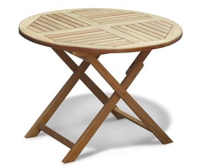 High Quality Modern <b>Foldable</b> Wood <b>Garden</b> Dining <b>Table</b> Set Outdoor Furniture - Product Image 2