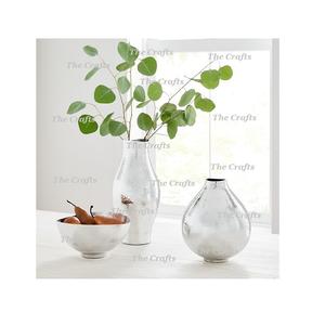 Juego de jarrones de mesa de metal dorado pulido de tres jarrones de maceta de diferentes tamaños para decoración de hogar y restaurante - Product Image 5