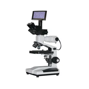 กล้องจุลทรรศน์โลหการแบบตรง,กล้องจุลทรรศน์ดิจิตอล LCD Trinocular RXM-7T กล้องจุลทรรศน์ทางชีวภาพสำหรับห้องปฏิบัติการรุนแรง