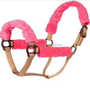 Col licou en Nylon pour cheval rembourré, en fourrure de vison, fabriqué en inde, multicolore, licou de cheval, fait sur mesure - Product Image 2