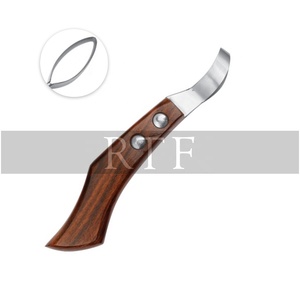 Diverses tailles d'outils de maréchal-ferrant RAW à FINE Couteaux à boucle Instruments vétérinaires pour le soin des sabots - Product Image 3