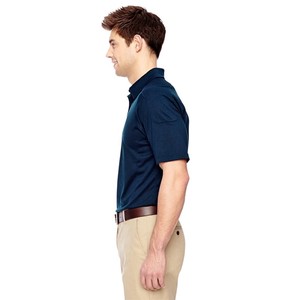 เสื้อยืดลำลองผู้ชายสีพื้นผ้าคอตตอน 100% แห้งเร็ว ผ้าเจอร์ซีย์ แขนสั้น ไซส์ XL ลายโลโก้พิมพ์ด้านหน้า - Product Image 6