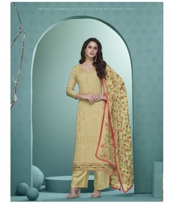 Ethnic Garment Semi <b>Stitch</b> Indian Salwar Kameez Suit Dupatta Party Wear Wedding Festival Wear Women Wear Patiyala Suit - Product Image 1