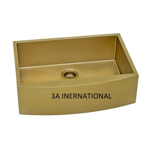 Évier à double égouttoir martelé pour la cuisine des hôtels et des maisons pour évier de cuisine Évier d'ustensiles de cuisine en cuivre de style unique - Product Image 3