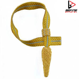 High Quality Uniform Sword Knot Civil <b>Gold</b> Wire Wholesale Officers Sword Knots Decorative Ceremonial Sword Knots - Product Image 5