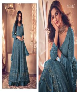 파키스탄 salwar kameez 인도 전통 의류 펀잡 파티알라 바느질 가능 도매 세트 3 조각 인도 의류 - Product Image 3