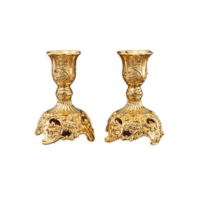 Bougeoir en métal de vente chaude pour la décoration à la maison pour Noël et Pâques - Product Image 5