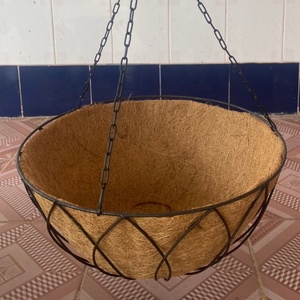 Balcon Herbiers Palm De Noix De Coco De Coco Fleur Pot - Product Image 3