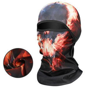 Garder au chaud personnalisable sublimé hiver cagoule chapeau 100% Polyester mode confortable Durable unisexe pour le cyclisme et le ski - Product Image 3