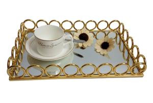 Bandejas de plata para servir de hotel de maquillaje de boda indio hechas a mano de alta calidad económicas para hoteles y restaurantes - Product Image 2