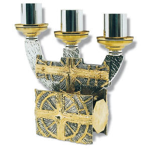 โคมระย้าสองข้อบกพร่องข้ามและรังสีคริสตจักรอุปกรณ์ Brassworld อินเดีย - Product Image 4