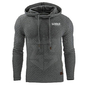 Sudadera con Capucha para Hombre, Corte Ajustado, Manga Larga, Forro Polar Transpirable, Logotipo Personalizado, Cuello con Capucha, Material Poliéster/Algodón, Diseño Liso, Otoño - Product Image 1