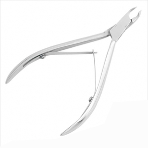 <b>Box</b> Joint Cuticle Nippers Superior 6 mm Half Jaw Passivized 4 Inch Stainless Steel Manicure Pedicure Nail Care Clipper - Product Image 4
