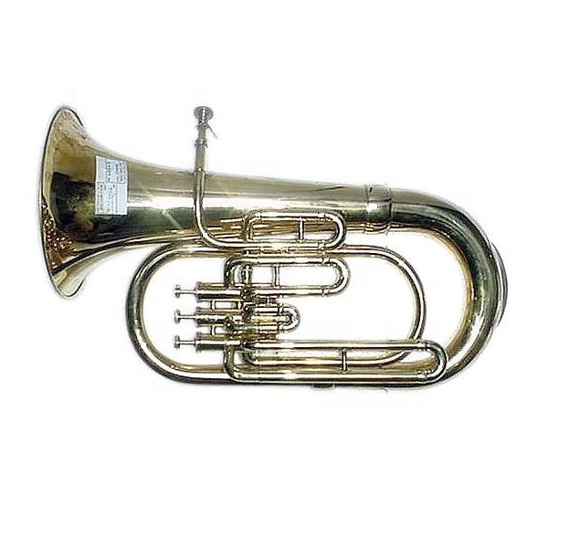 Латунный эуфониум, хороший роскошный музыкальный инструмент, цвет серебристый, хорошее качество, использование в металле, новый и красивый продукт