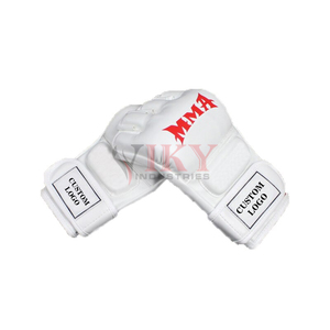 MMA-guantes de piel sintética de alta calidad con Logo personalizado, guantes de colores, MMA - Product Image 3