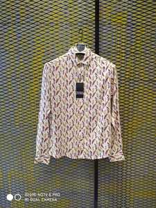 Camisas de manga larga para hombre 2023, camisas de algodón estampadas a la moda, técnicas teñidas de hilo de tela de popelina - Product Image 5