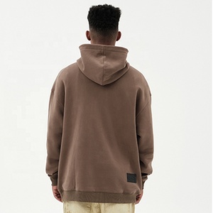 Sweat surdimensionné brodé pour hommes, pull, personnalisé, en Chenille, vente en gros, serviette, sweat à capuche, - Product Image 6