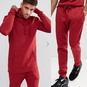 <b>Men</b> Fashion <b>Red</b> Jogging Track Bottom Cotton Made Customize Embroidered Comfortable Track <b>Suits</b> - Product Image 1