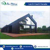 Larch Czech Solid Wood Exterior Modern Cladding 24x107mm for Certified