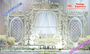 Árabe boda telón de Marcos paneles marroquí boda escenario de marcos de boda musulmana etapa Mehraab marcos - Product Image 3