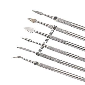 Juego de talladores de cera de doble punta, Etiqueta Privada, herramientas de modelado de cera Dental, CE PK, 4 años de Instrumentos dentales personalizados - Product Image 4