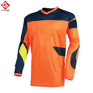 Chemise de maillot de moto de course à séchage rapide de haute qualité, conception de logo personnalisé, impression par sublimation, vêtements de sport de style moto - Product Image 4