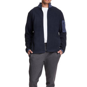 Veste polaire Softshell à fermeture éclair intégrale de la meilleure qualité Manteau de loisirs d'hiver en plein air avec col montant XL Tarifs de gros - Product Image 5