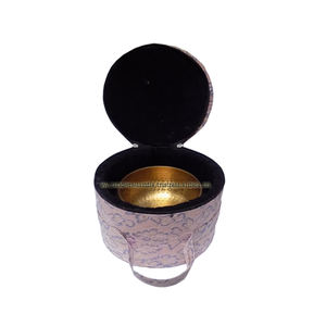 Cuenco Tibetano de Lujo con Bolsa de Almacenamiento de Seda Certificada de 6x9 Pulgadas, Asa Acolchada, Fácil de Transportar, Martillo y Cuerdas Hechas a Mano - Product Image 2