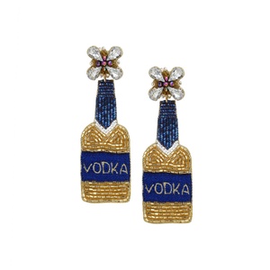 Haute couture femmes crochet perle de rocaille boucles d'oreilles multicolore concepteur bijoux artificiels - Product Image 1