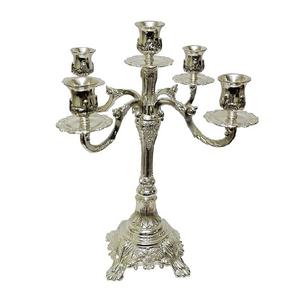 Candelabros de Metal decorativos Portavelas hecho a mano de calidad superior Candelabro de Metal de diseño clásico Venta caliente - Product Image 4