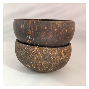 Bol en coquille de noix de coco conçu sur mesure en gros artisanat naturel poli écologique pour la décoration de la maison avec option d'impression de logo - Product Image 3