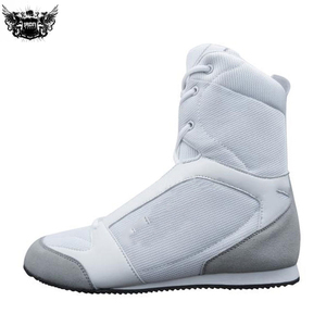 รองเท้ามวยปล้ำและมวยแบบมืออาชีพ ดีไซน์ล่าสุด ปี 2021 ระบายอากาศได้ดี กันลื่น ผลิตจากหนัง ปรับแต่งได้ สำหรับผู้ชายและผู้หญิง IRON PUNCH - Product Image 5