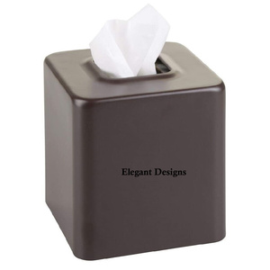 Handmade kim loại mô hộp chất lượng tốt nhất nhà hàng Ware hình vuông với màu đen mô trang trí Bìa thiết kế mới nhất - Product Image 1