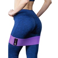 Banda de Resistencia para Ejercicios de Fitness, 76*8cm, de Tela de Poliéster Antideslizante y Duradera, para Moldear Glúteos, Venta al Por Mayor 2026