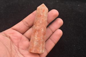 Sunstone Palmstone คริสตัลขายส่ง Sunstone Tower ปาล์มคริสตัลธรรมชาติจากอินเดียคริสตัลแฮนด์เมดซันสโตนธรรมชาติ - Product Image 3
