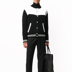 2021 personnalisé hommes Varsity veste Logo patchs bouton hiver camionneurs polaire grande taille respirant décontracté printemps Letterman hiver - Product Image 1