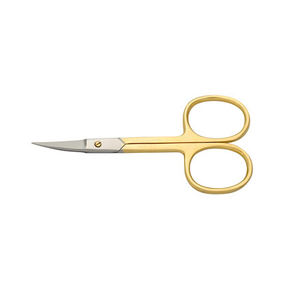 Tijeras Curvas para Cutículas de Acero Inoxidable Profesionales, Tijeras Multiusos para Cejas, Puntas Extra Finas y Afiladas, Sostenibles - Product Image 1