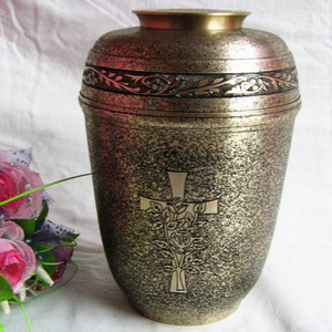 Urna Funeraria de Bronce y Mármol para Cenizas Humanas, Urna de Metal para Entierro de Adultos, Recipiente Conmemorativo para Cenizas, Urna de Gran Capacidad - Product Image 1