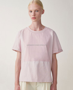 เสื้อยืดผู้หญิงคุณภาพสูง 220 GSM ทรงพอดีตัว ผู้ผลิตเสื้อผ้าพร้อมบริการติดป้ายคอและบรรจุภัณฑ์ตามสั่ง - Product Image 1