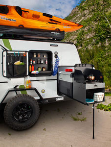 Ecocampor <span class=keywords><strong>Petite</strong></span> <span class=keywords><strong>caravane</strong></span> tout-terrain, <span class=keywords><strong>caravane</strong></span> de voyage, <span class=keywords><strong>caravane</strong></span>, remorque <span class=keywords><strong>pour</strong></span> véhicules tout-terrain, camping, durable, fibre de verre, aluminium - Product Image 2