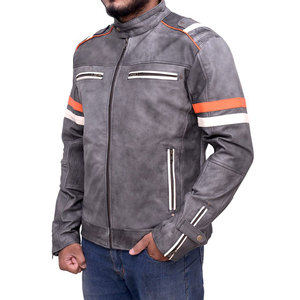 Veste en cuir personnalisée de haute qualité pour hommes, disponible en couleurs et Design, meilleure vente - Product Image 1