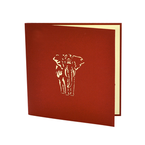 Tarjetas de invitación de impresión personalizadas, venta al por mayor, elefante, Animal, OEM, ODM, diseño, proveedor de Vietnam - Product Image 4