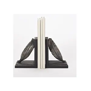 Handmade bookend phong cách ưa thích thanh lịch tùy chỉnh thiết kế cổ hoàn thành trang trí cánh hình bookends