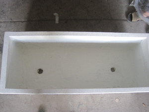 Việt Nam Chất Lượng Cao Màu Trắng Hiện Đại Hình Chữ Nhật Sang Trọng Terrazzo Xi Măng Bê Tông Thân Thiện Với Môi Bền Nồi Trồng Cho Vườn Nhà - Product Image 4