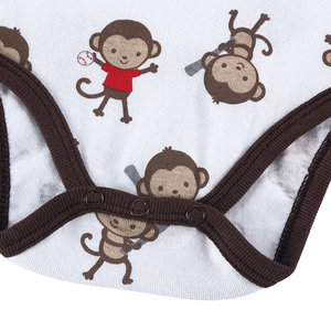 Wholesale Custom Printed Short Sleeve <b>Jumpsuit</b> Rompers for <b>Baby</b> Girls 100% Cotton Eco-Friendly Breathable Knitted Fabric Newborn - Product Image 5